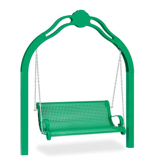 Perforated Swinging Bench with Chain 4' (Frame Not Included) - Benches