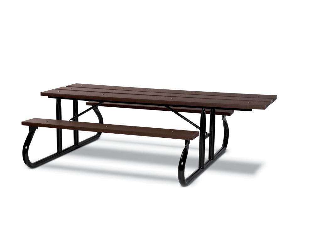 ADA Recycled Plastic Picnic Table 8' (2,44m) Portable - Picnic Tables, Site Furnishings